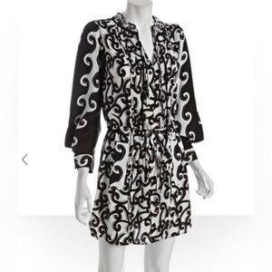 Diane Von Furstenberg diced embellished dress